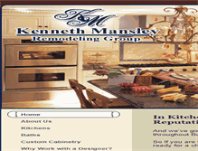 Tablet Screenshot of kennethmansley.com